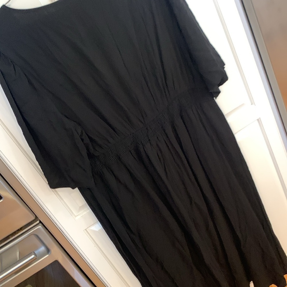 BloomChic Black Dress with White Buttons - Picture 8 of 8